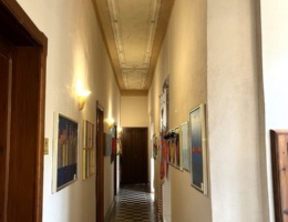 Casa Melis, interni, corridoio piano terra Casa Melis, interni, corridoio piano terra