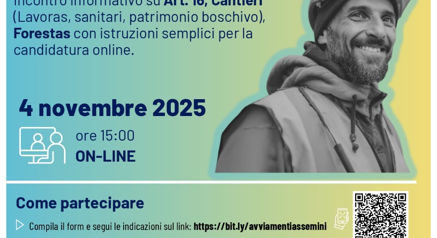 Avviamenti a selezione Incontro informativo su Art. 16 cantieri Avviamenti a selezione Incontro informativo su Art. 16 cantieri